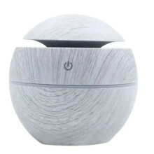 (White) USB Ultrasonic Cool Mist Sprayer Essential Oil Fragrance Mini Home Wood Grain Air Humidifier Electric Air Aroma Diffuser Purifie