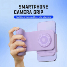 Perche à Selfie avec Obturateur à Distance, Support de Téléphone Anti-Tremblement, Stabilisateur pour Prise de vue Vidéo, pour Smartphones C