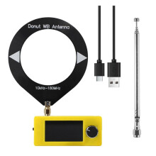 SI4732 Radio Receiver 10-180Mhz Portable 1.9inch Display Shortwave Radio FM/AM/LSB/USB SI4732 Radio+Loop Antenna