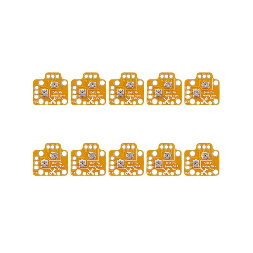 10Pcs Gamepad Joystick Drift Board Controller Analog Thumb Stick Drift Fix Mod For Ps5/Ps4/ One/Series Repair Part,A 4713193319144