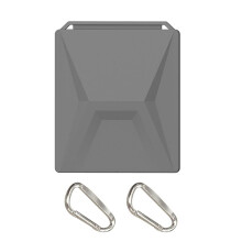 For Starlink Silicone Protective Cover with Carabiner FullCoverage Portable Outdoor Shell for Enhanced Protection C