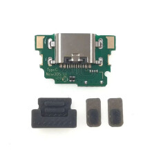 For New 3DS XL Charging Port Replacement Convert to USB-C to USB Type C for NEW 3DS XL Charging Socket Grey