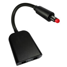 6-Core Optical Fiber Converter 2 in 1 Out Audio Optical Fiber Cable Optical Fiber Adapter Audio Optical Fiber