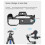For   Dedicated Camera Rabbit Cage Expansion Frame Handheld Metal Vertical Expansion Frame Stabilizer Accessories 1