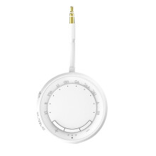 5.4 Zender Ontvanger voor 2 Koptelefoons Lage Latency/HD AUX Draadloze Audio Vliegtuigadapter Wit