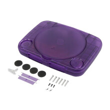 Substituição Shell para PS ONE Case ABS Material Shell Box Housing Shell para PS1 Console PSX Game Case Roxo