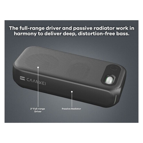 CAANKEI USB-C Speaker, 2- Way Compact Stereo Speaker, Call Controls, Noise Reducing Microphone. Wired USB-C Connection RGB Light 2