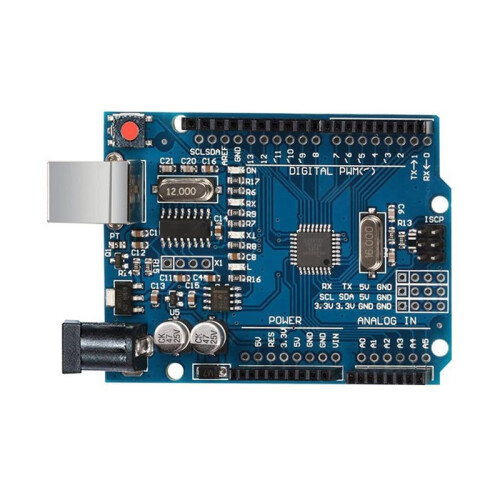 R3 Motherboard MCU Development Board Module with USB Cable and 2.54mm Straight Pin Header 328P Chip 2