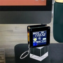 ESP32 C3 Desktop Small Ornaments 1.44 Inch LCD Display Carry- TV Portable Pendant Lvgl Spaceman St7735 SPI Screen