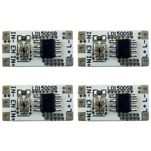 4PCS  3-6V 28-1500mA Adjustable Output Current LED Driver Module PWM Controller - Constant Current Converter