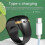 Portable Ring Type  Finger Counter Type C Rechargeable Adjustable OLED Screen  Counter with Battery Display B 3