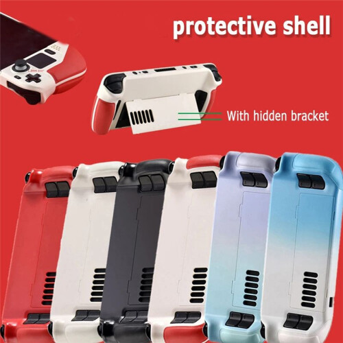 Protective Case for  Cowhide Full Wrap Host Protective Grip Non-Slip Cover Hard Shell Bracket F 2