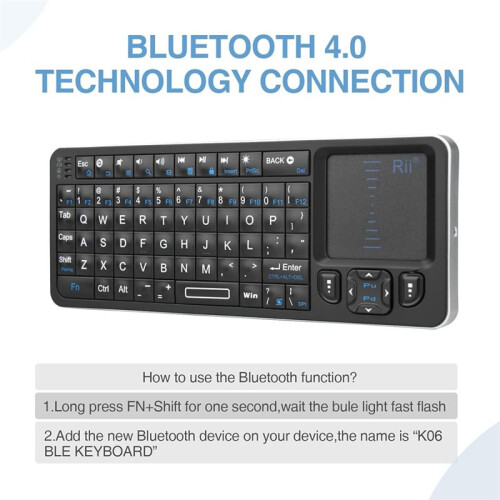 Keyboard, Backlit Wireless Keyboard with IR Learning,2.4G Portable Keyboard with Touchpad for LEGION Go 2
