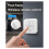 5 Keys 433MHz Universal Button  Wireless Control  System Circular Button Wall Paste LED Light 4
