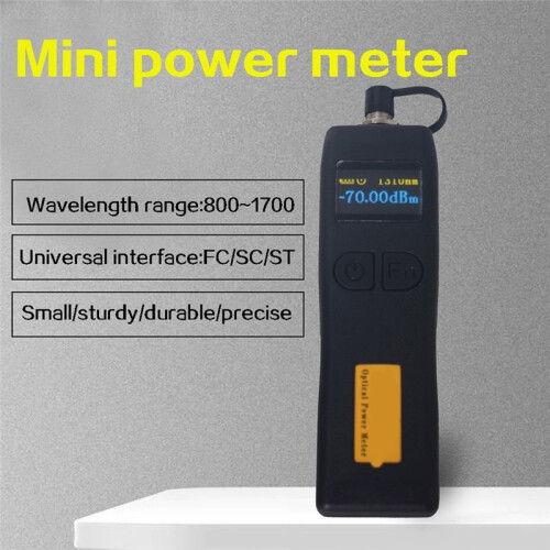 YJ-320A -70-+6dBm Handheld  Optical Power Meter Universal Interface Color Screen Optical Power Error Small SC/FC/ST 1