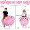 Costume gonflable de cochon volant, adulte 2