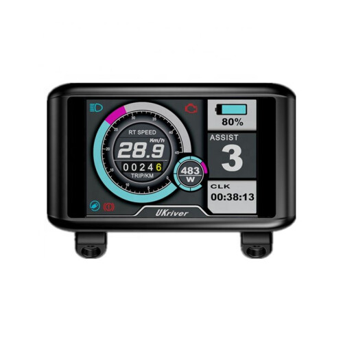 UKC1 24/36/48/52/60/72V Universal Colorful Electric Bicycle LCD Display with USB Charging Function B 1