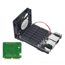 NanoCluster 7x CM4/CM5 Nodes Baseboard with CM45 Adapter Kubernetes K3S AI Homelab for Raspberry Pi Cluster