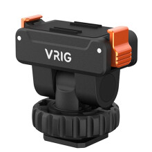VRIG Cold Shoe Mount Adapter for  OSMO Action 5 Pro/4/3 Magnetic Quick-Release Mount Adapter W 1/4In Port for Camera Tripod