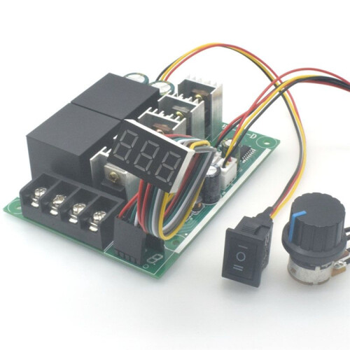 Motor PWM Speed Controller with Digital Display Adjustable 0- Drive Module Input MAX60A 12V 24V 2