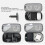 BOONA Portable Travel Storage Bag Multi-Function Storage Bag for Laptop Adapter,Power Bank,Data Cable,Charger,Gray 3