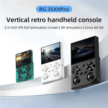 RG35XX PRO Video Game Console 3.5In IPSScreen Linux 64GB 5000+Games Support TV Output Game Player Support 30+Emulators C