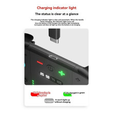 Charging Grip for 2 for 2 Controller Holder Handle Detachable Display Power Left and Right Handle