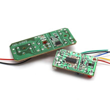 4CH RC Remote Control 27MHz Circuit PCB Transmitter and Receiver Board with Antenna Radio System for Car Toy