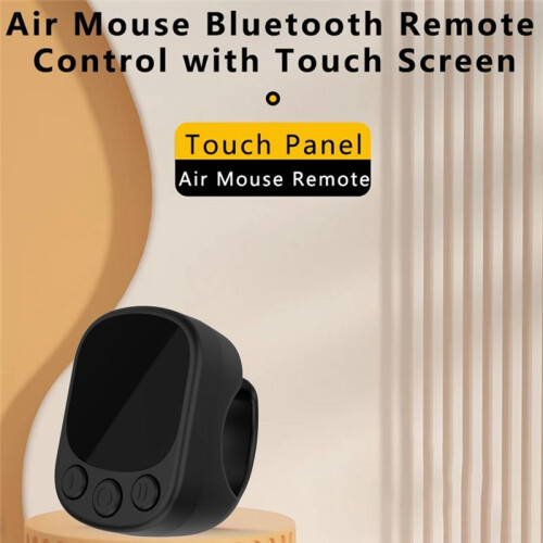 Mouse Ring Remote Control with Touchpad, Automatic Screen Clicker Continuous Clicker,Scrolling Ring Remote Control 2