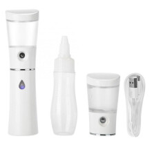 Moisturizing Atomizer USB Facial Steamer Cool Mist Sprayer Rechargeable Facial Steamer Nano Atomization Skin Humidifier Beauty Care Mister Travel