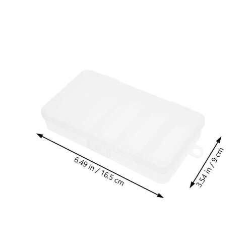 Transparent Tool Storage Box Plastic Container for Storage Use 5Pcs 1