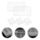 Transparent Tool Storage Box Plastic Container for Storage Use 5Pcs 5