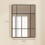 Homcom Espejo de Pared Negro 50 x 2 x 70 cm 3