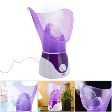 Purple Facial Steamer Spa - Home Sauna Mist for Pore Cleansing, 18-Minute Steam, Aromatherapy, 50ml
