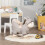 Balanço infantil em formato de burrinho cinza, 61 cm 4
