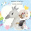 Cavalinho de balanço em forma de cisne bebê, branco e cinza, 60 cm 8