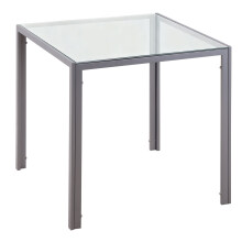 Mesa de Comedor Gris 75 x 75 x 75 cm