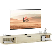 Mueble TV Suspendido Marrón 120 x 24 x 16 cm