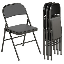 Sillas Plegable Negro 45 x 46 x 78 cm