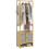Homcom Perchero Marrón 53 x 31 x 168 cm 1