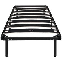 Estructura de Cama Negro 90 x 190 x 33 cm