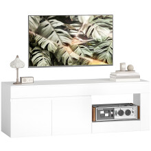 Mueble de TV Blanco 140 x 40 x 48 cm