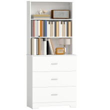 Estantería para Libro Blanco 79 x 39.5 x 182.2 cm