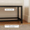 Homcom Pie de Cama Beige 117 x 40 x 48 cm 1