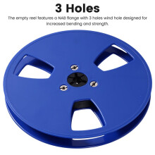 1/4 5 Inch Empty Tape Reel for ReVox Studer Recording Takeup Reel with 3 Holes NAB Hub Replacement Opening Part C