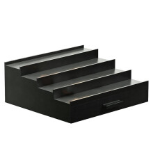 Organisateur de Parfum Sephyroth pour Homme, Présentoir à Parfum à 4 Niveaux avec Tiroir de Rangement, Présentoir à Parfum Surélevé