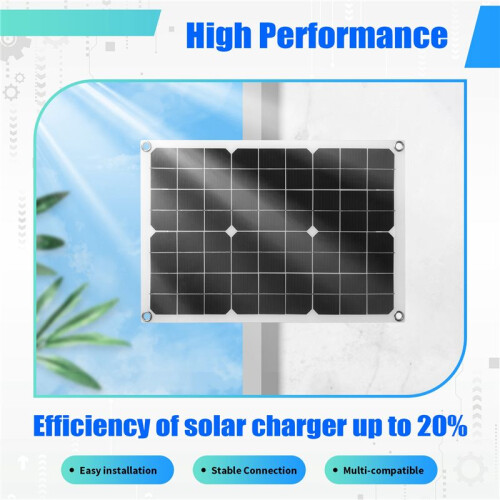 20W 18V Monocrystalline Solar Photovoltaic Panel Environmentally Friendly Portable Solar Charging Panel Solar Panel 1