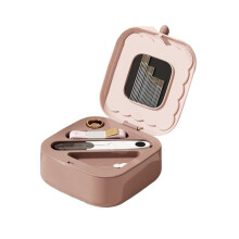 Small Sewing Kit Box: Cute Portable 2-Layer Organizer Magnetic Needles and Thread Kits Holder Basic Case