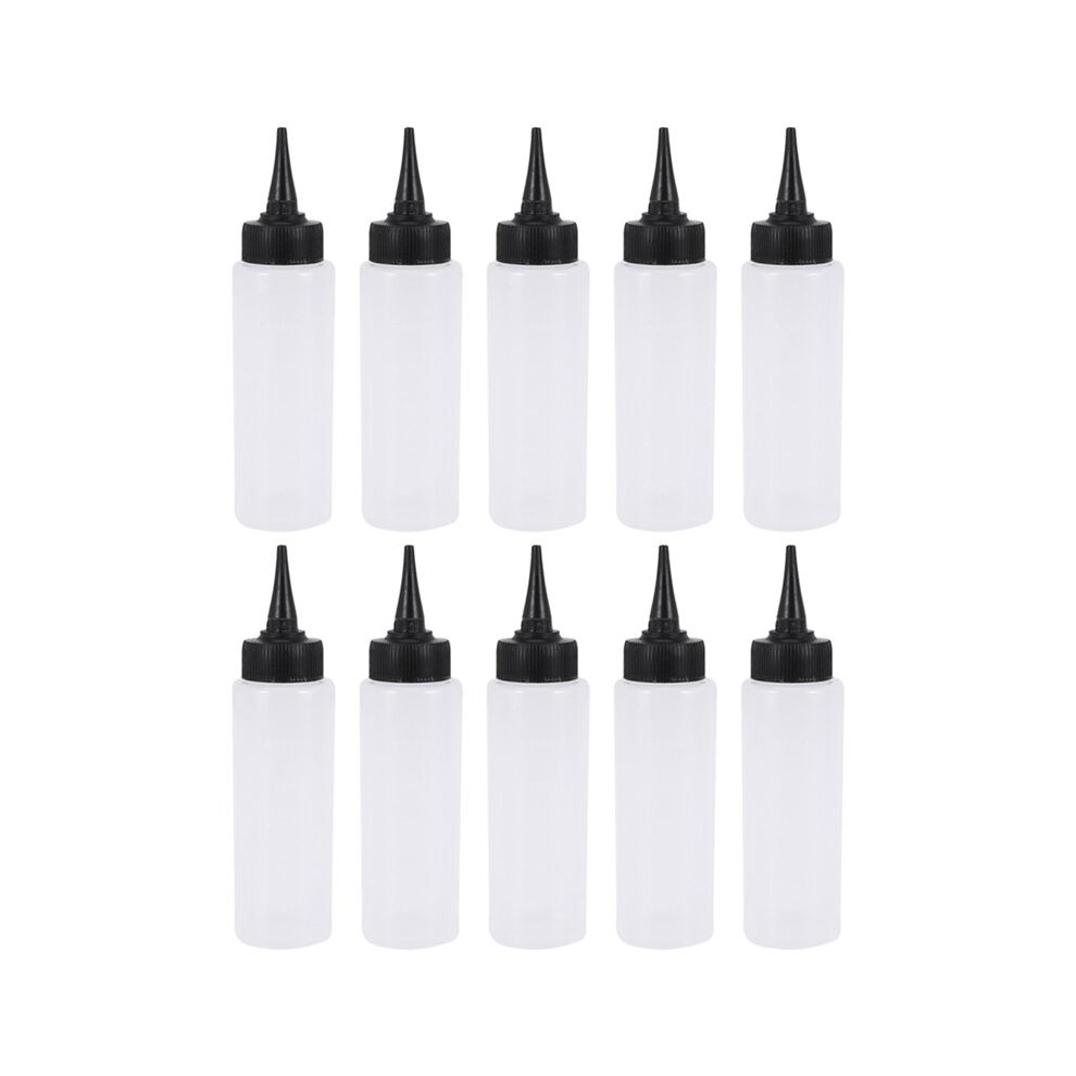 10X 150Ml Salon Hair Color Measuring Applicator Bottle Scale Hairdressing Tool