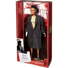 Barbie Inspiring Women Series Rosa Parks Collectible Doll, Wearing Fashion and Accessories, with Doll Stand and Certificate of Authenticity